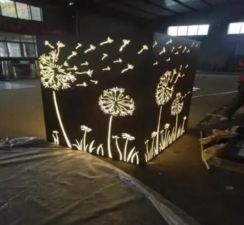 尤溪耐候钢灯箱